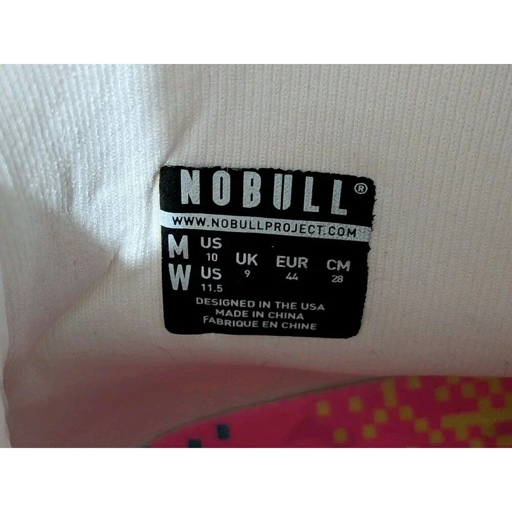 Nobull High Top Trainer Shoes Crossfit Training Superfabric Mens Size 10 White